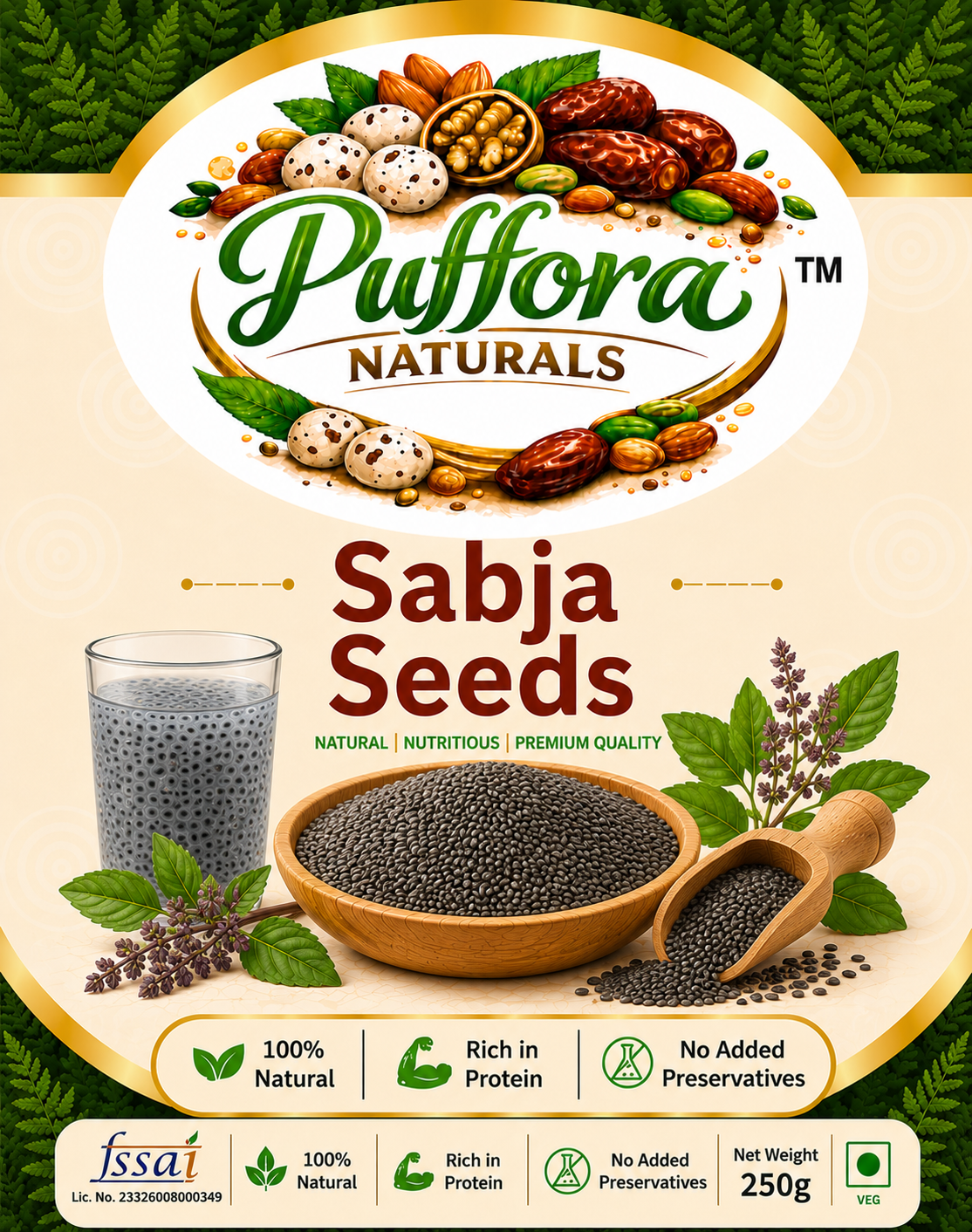 Sabja seeds product image
